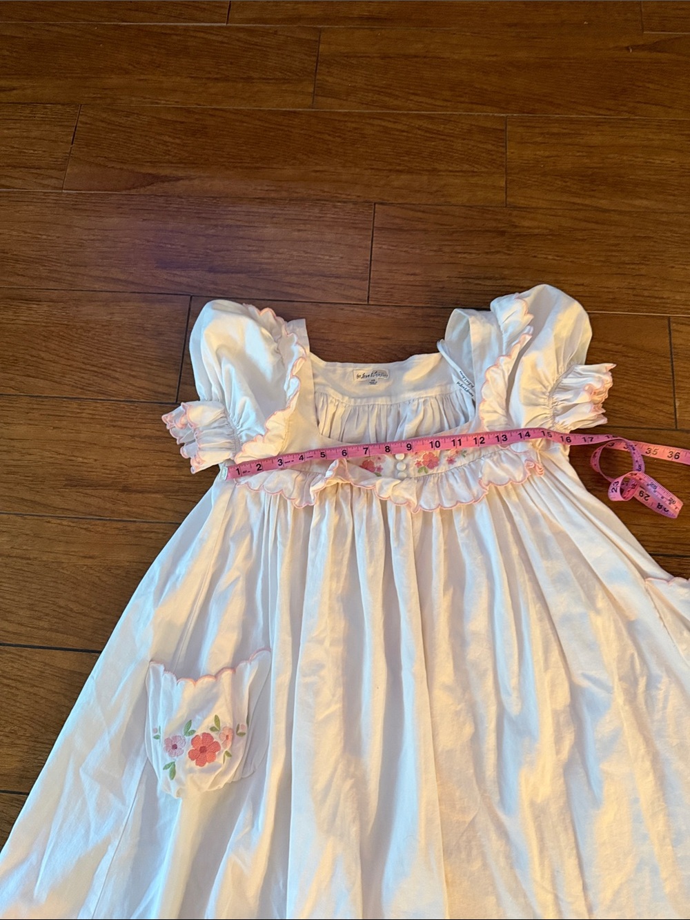 For Love & Lemons Tea Time Babydoll Dress- size XS - Picture 6 of 9